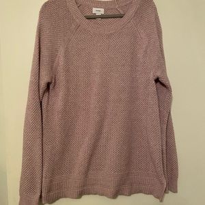 Light Mauve Thick Knit Sweater! XL